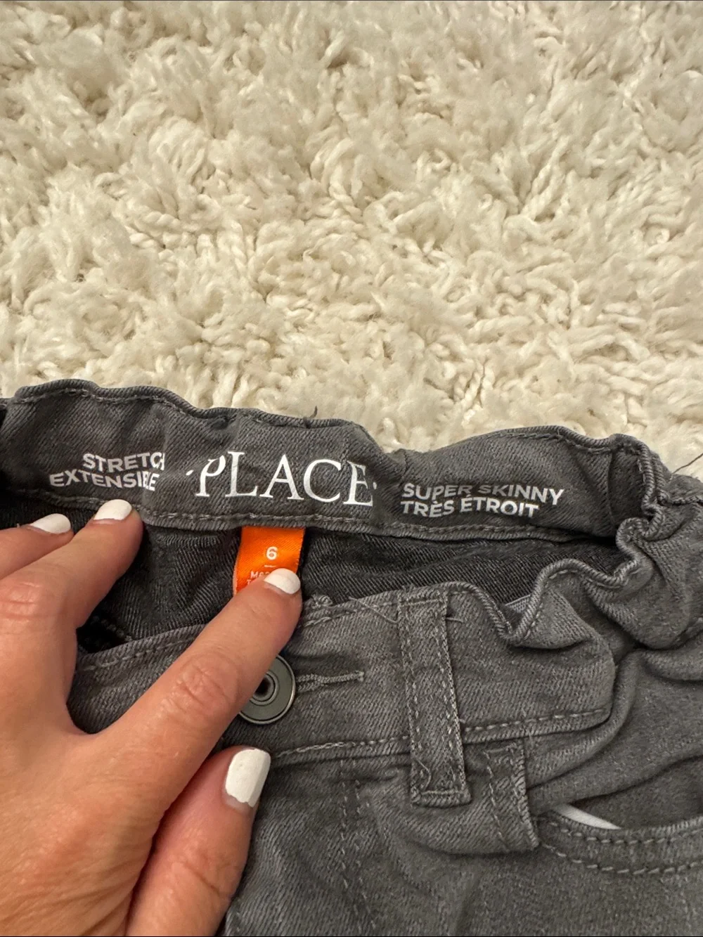 The Children's Place Gray Slim Stretch Jeans